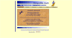 Desktop Screenshot of holzprofile.net