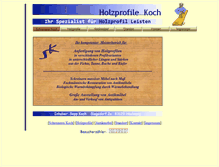 Tablet Screenshot of holzprofile.net